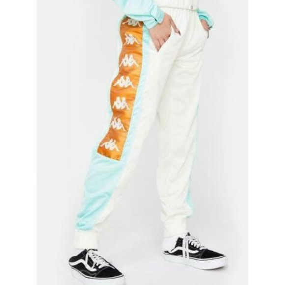 bb track pants orange